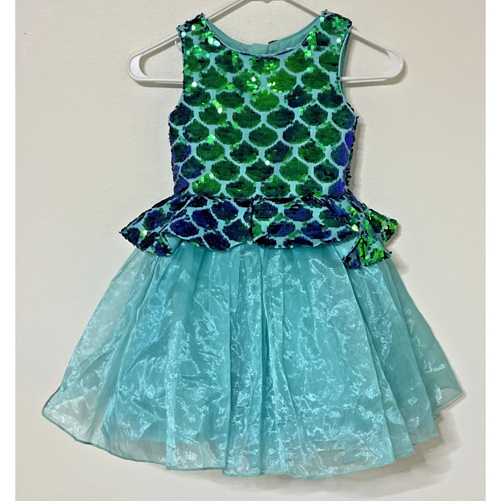 Disney Store Little Mermaid Ariel Princess Dress Costume Girls 5/6